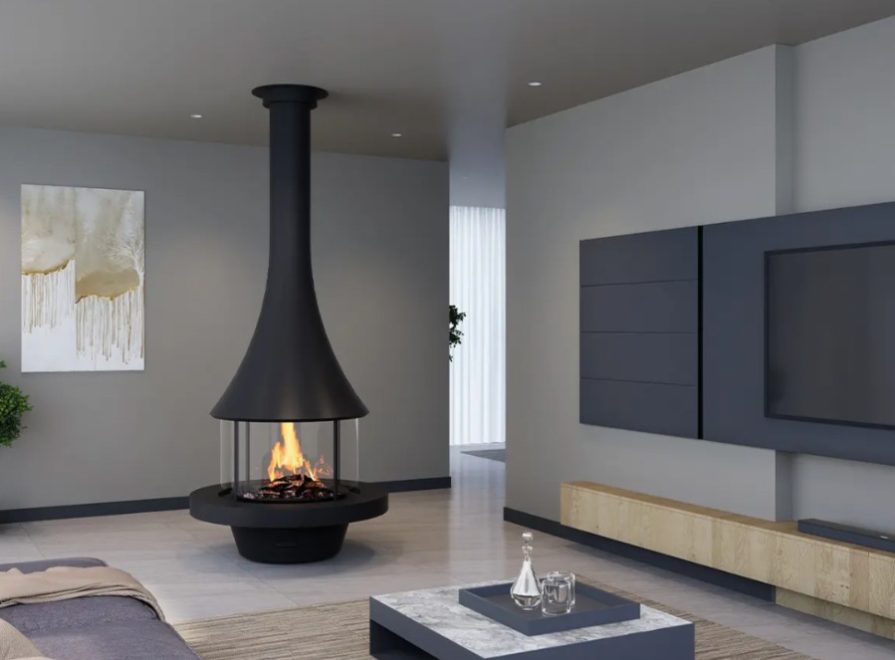 cheminee-suspendue-design-noire